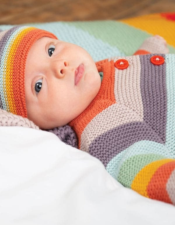 Casaco de malha soft rainbow