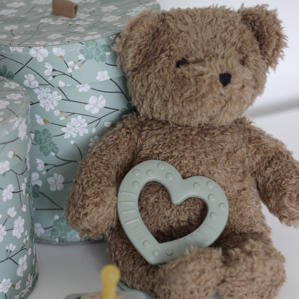 Mordedor Coração Baby Bitie sage BIBS