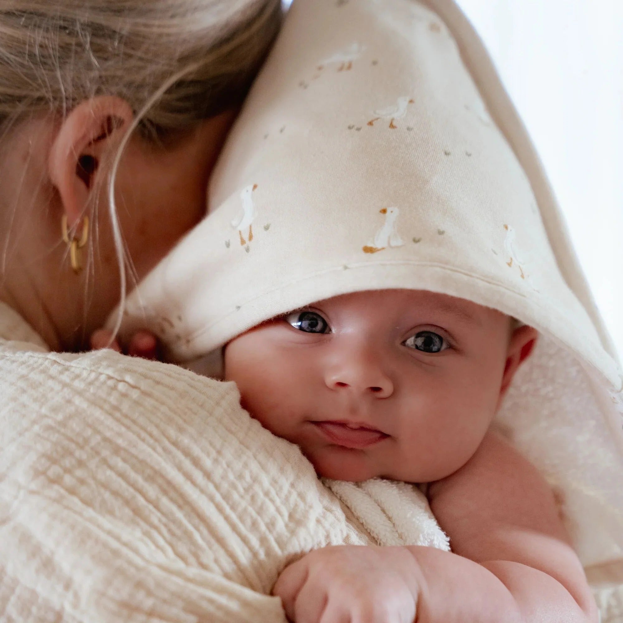 Toalha com capuz little goose Newborn Naturals