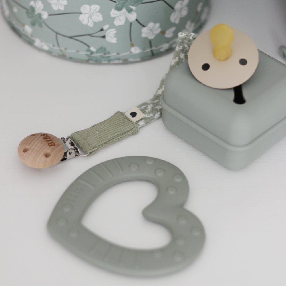 Mordedor Coração Baby Bitie sage BIBS