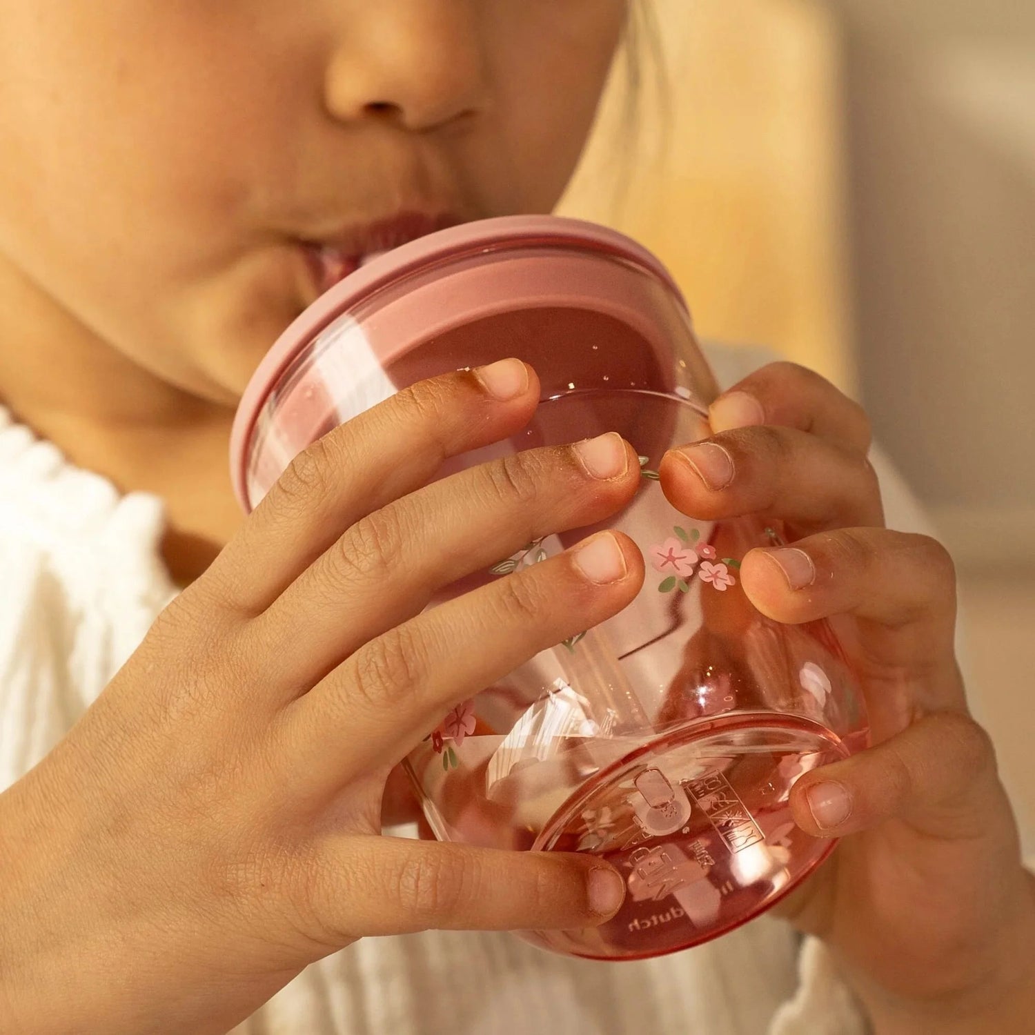 Copo de Criança 250ml com Palhinha Fairy Garden