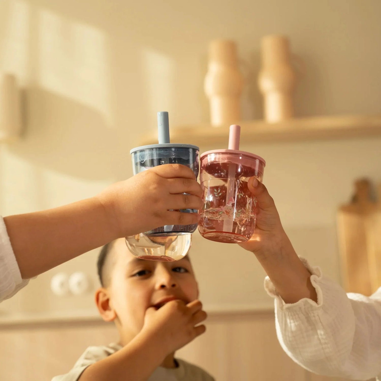 Copo de Criança 250ml com Palhinha Fairy Garden