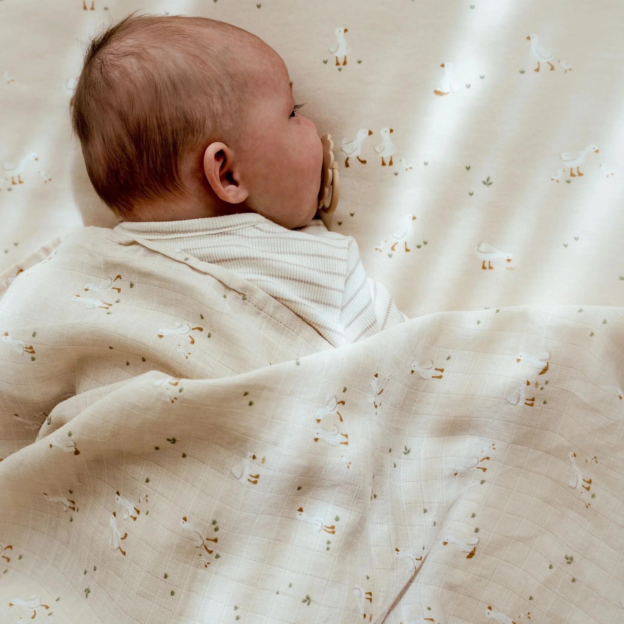 Musselina swaddle 120 cm little goose