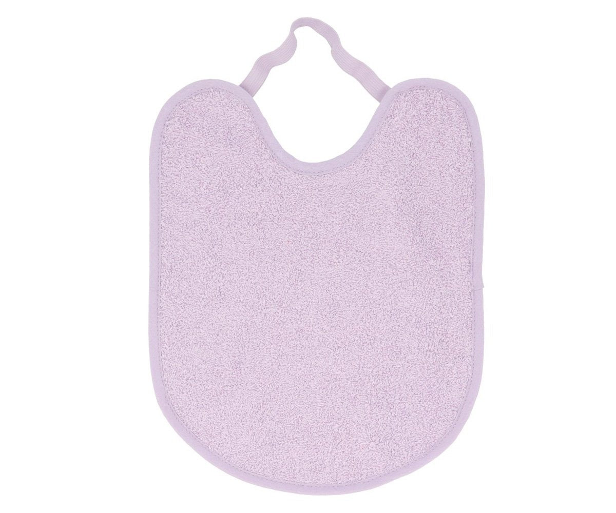 Pack 4 babetes toalha rosa/malva/sage/ivory