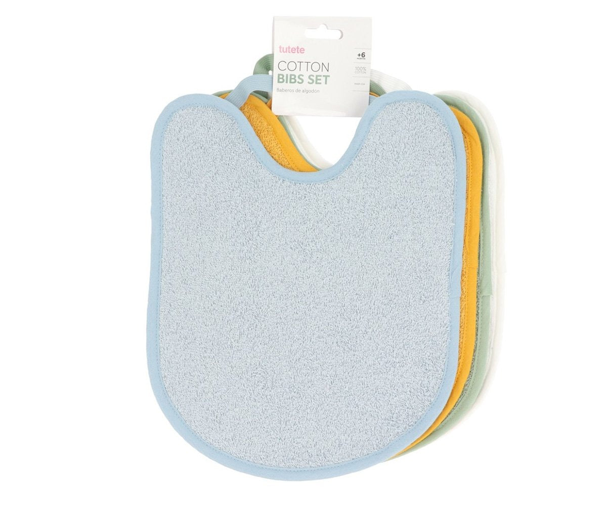 Pack 4 babetes toalha turco blue/mustard/sage/ivory
