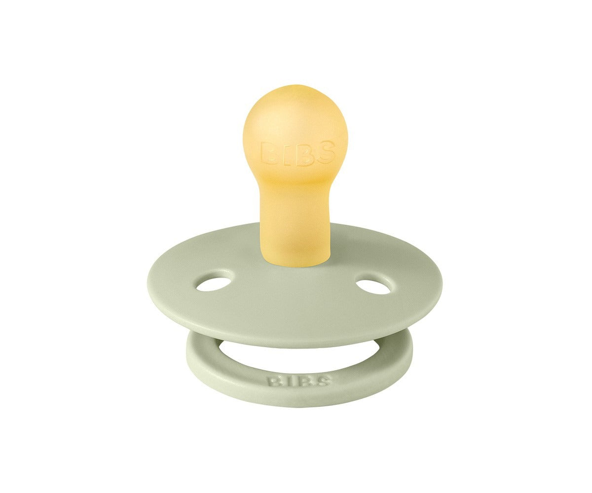 2 chupetas redondas BIBS Colour Natal leaf sage | hunter green