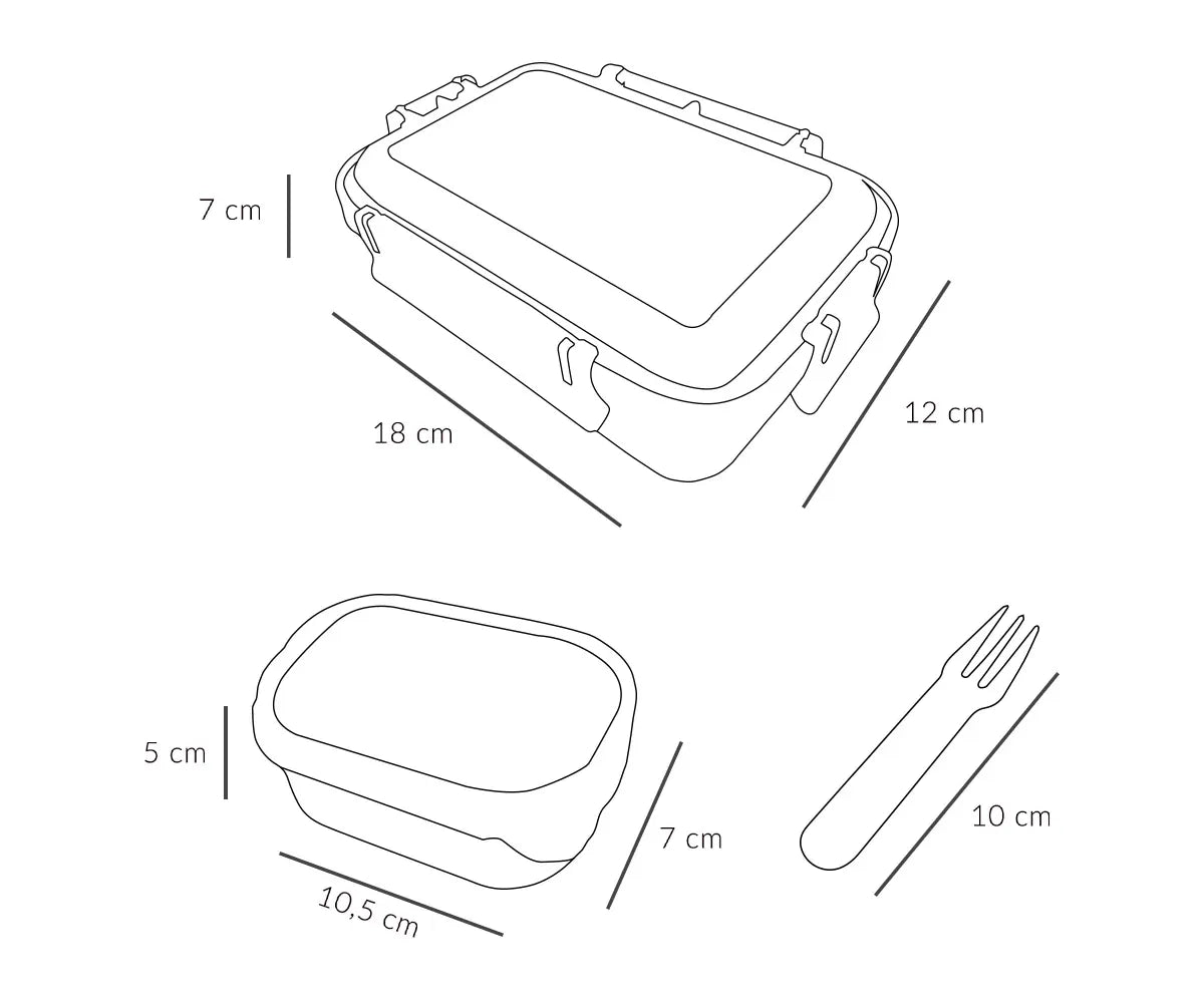 Lancheira bento Três Porquinhos