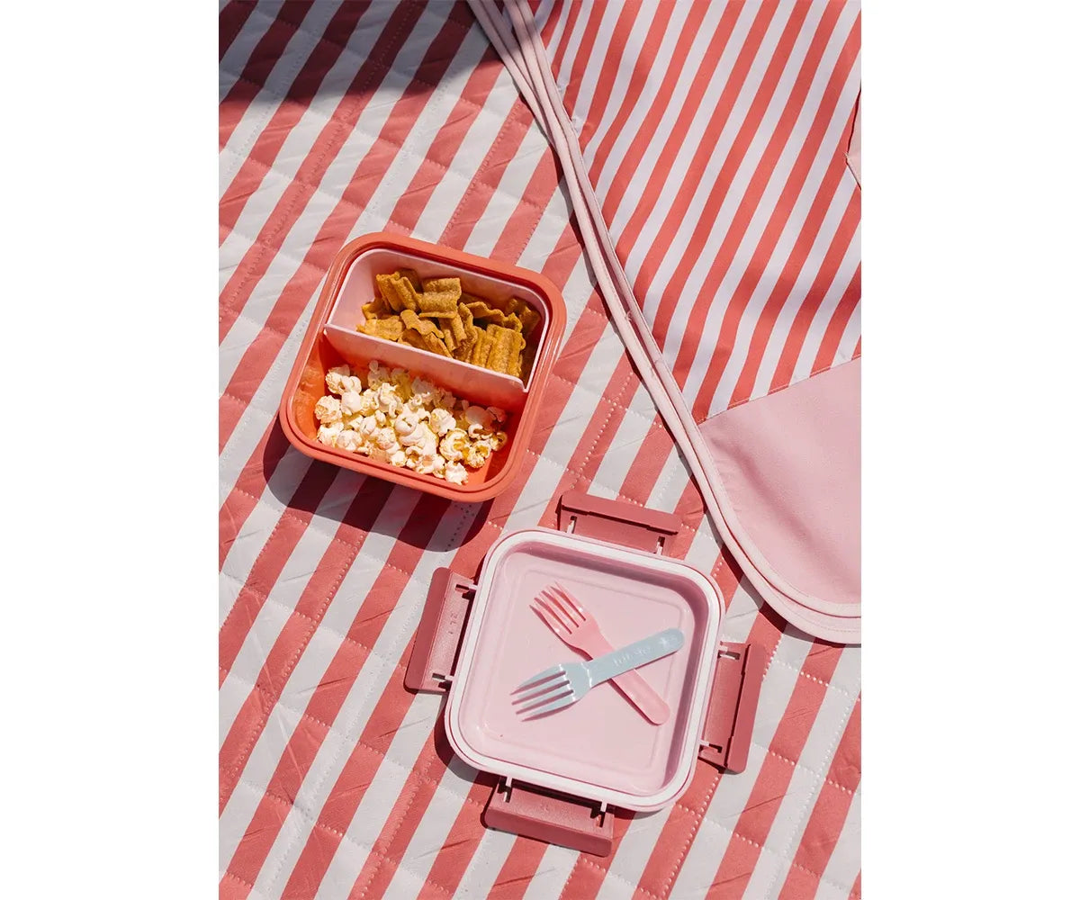 Lancheira grande Stripes Bloom & Blush
