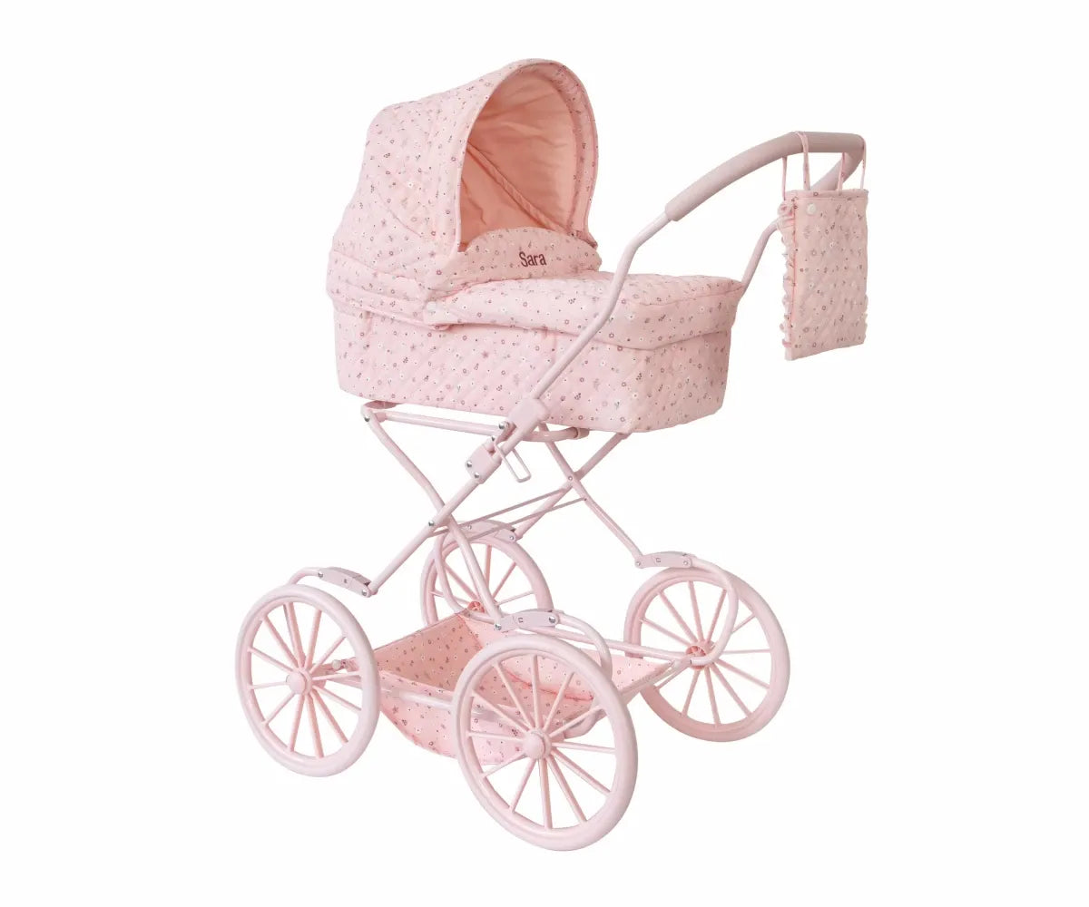 Carrinho de bonecas Vintage Flowers