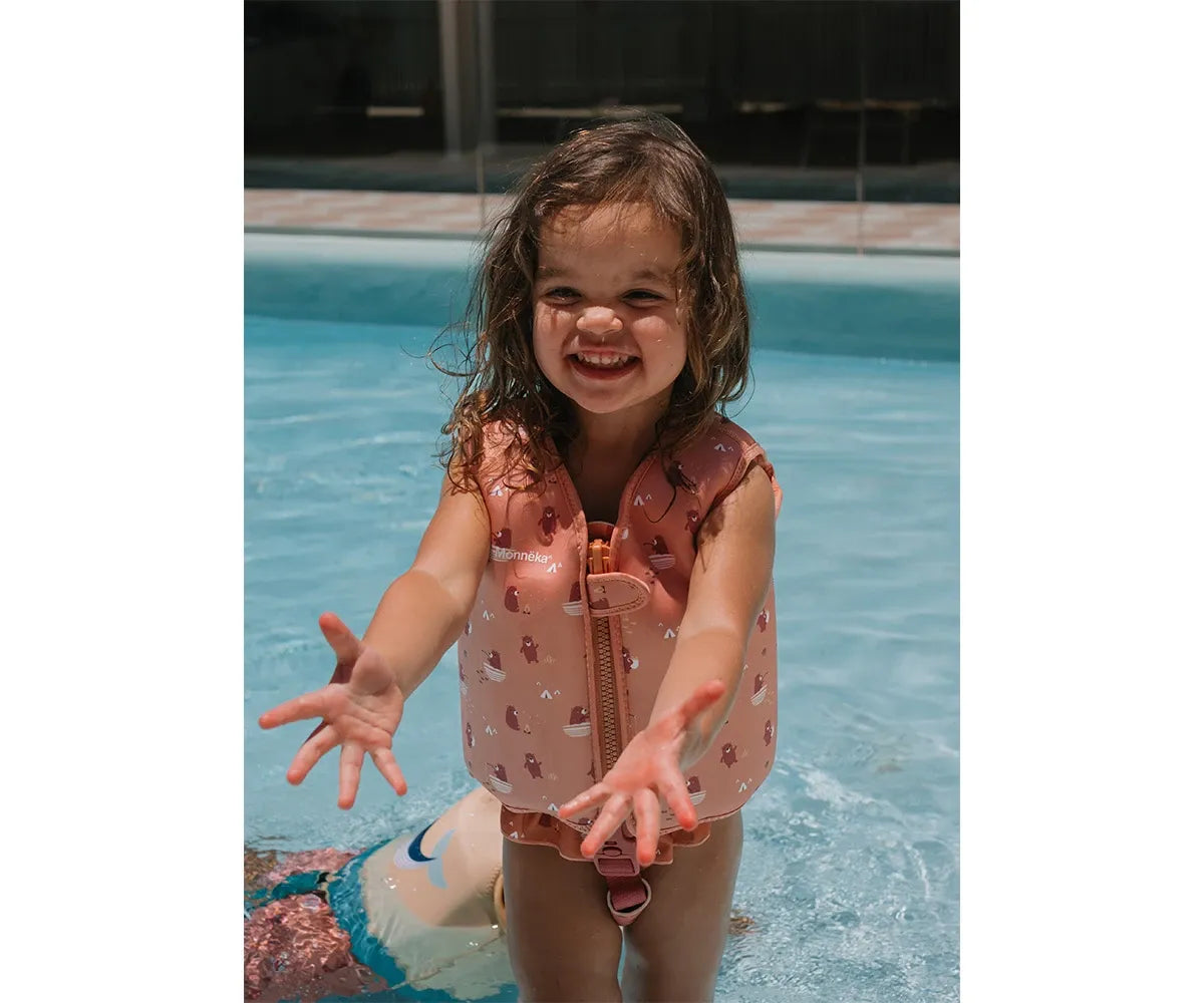 Colete flutuador Camping Learning 2-3 anos