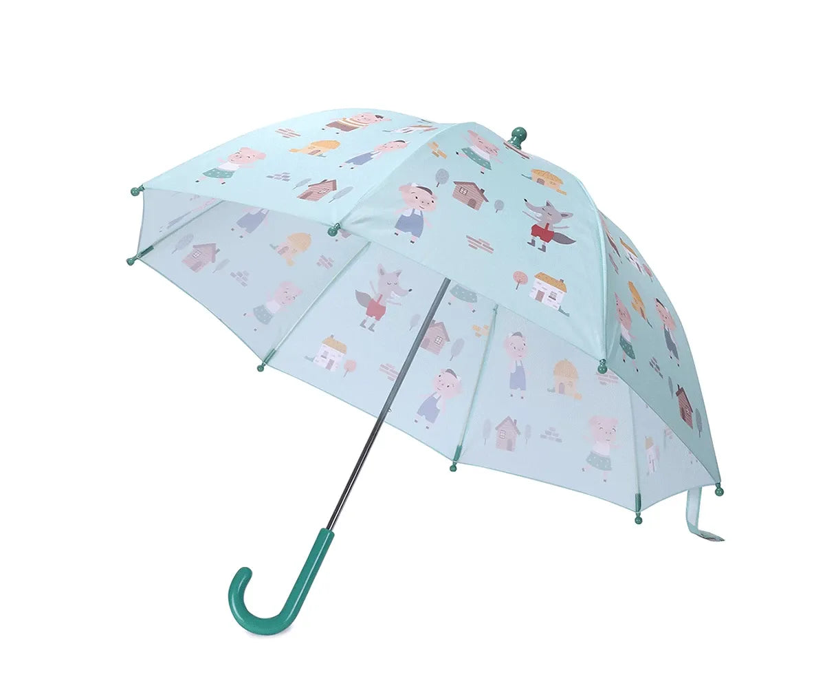 Guarda-chuva Três Porquinhos