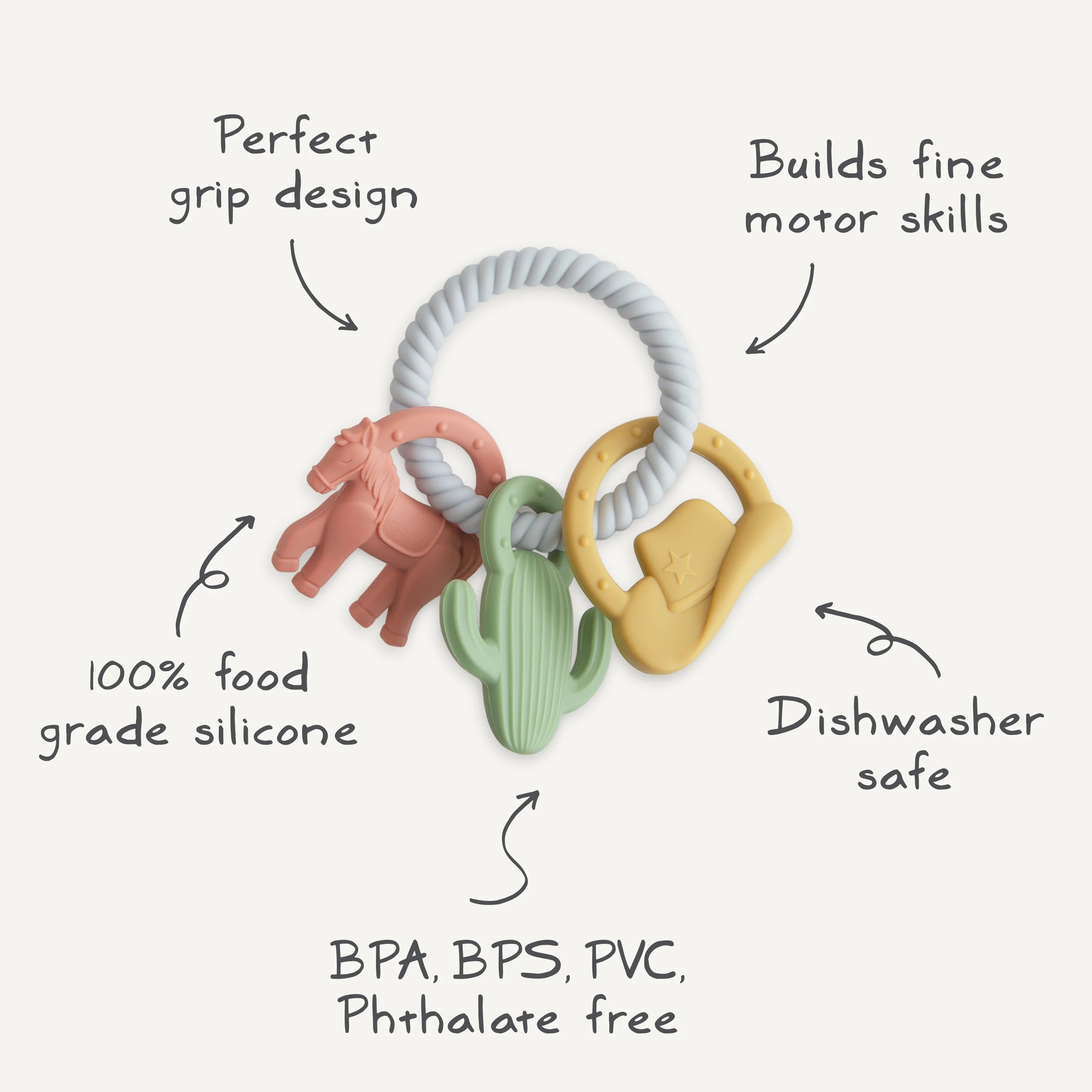 Mordedor anel western