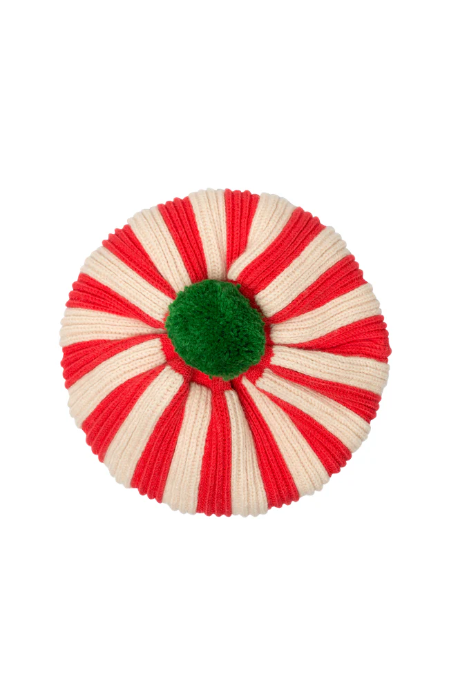 Gorro de Natal com pompom