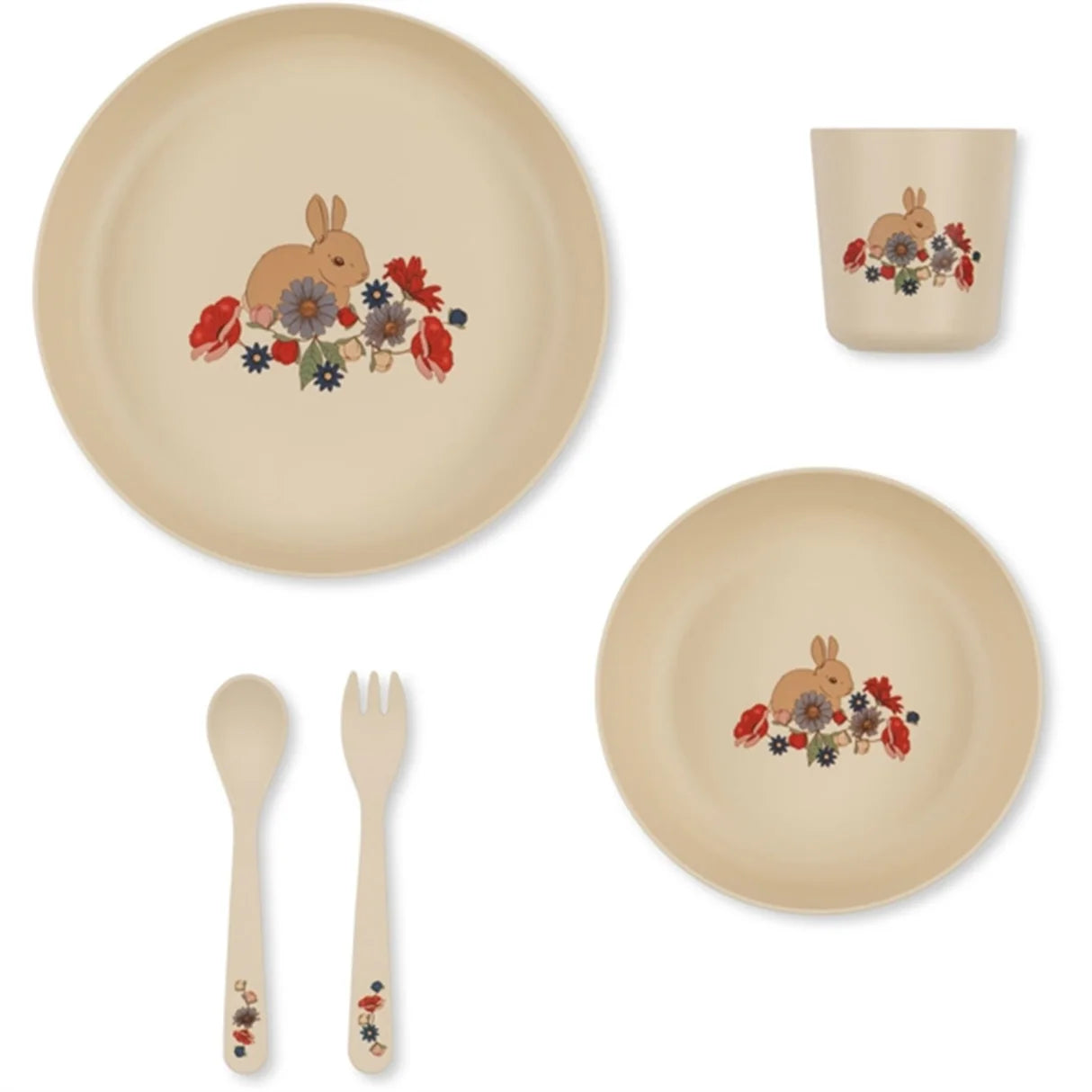 Conjunto de refeição bunny tokki