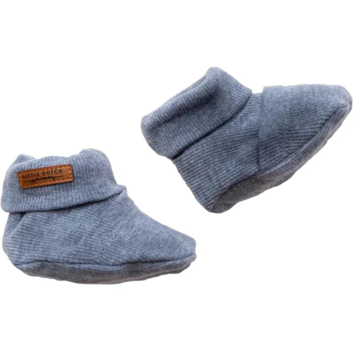 Botinhas recém-nascido blue melange