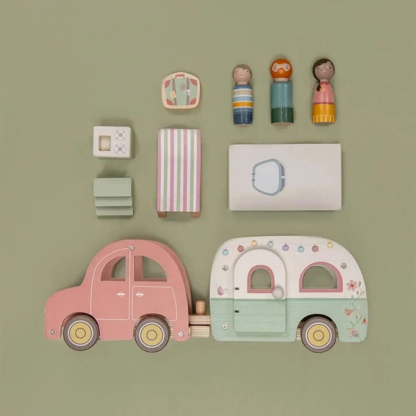 Carro com caravana