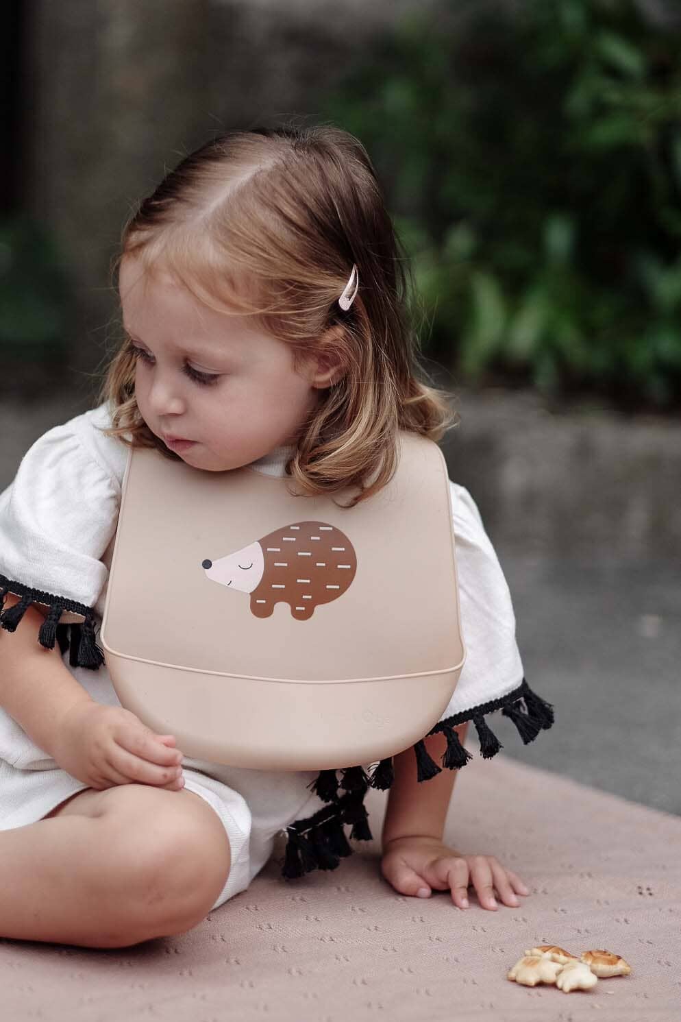 Babete de silicone ouriço dinnerware Little Otja