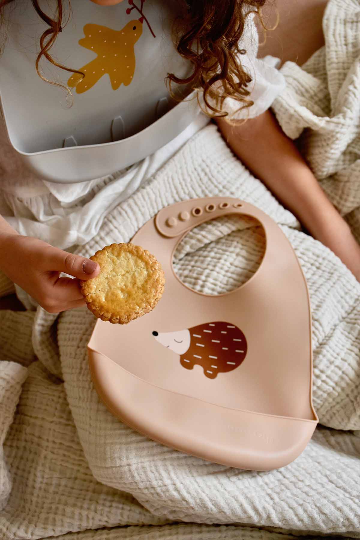 Babete de silicone ouriço dinnerware Little Otja