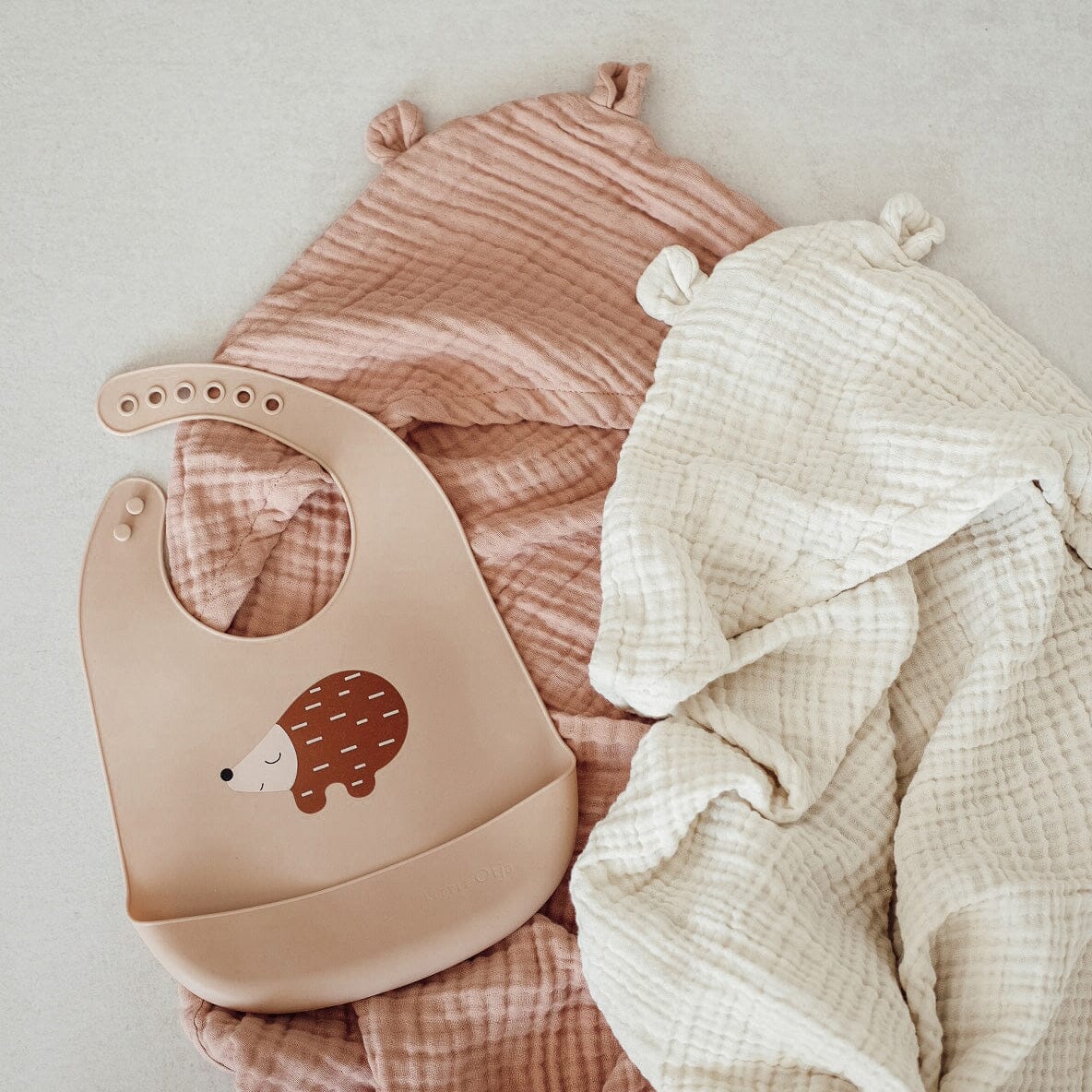 Babete de silicone ouriço dinnerware Little Otja