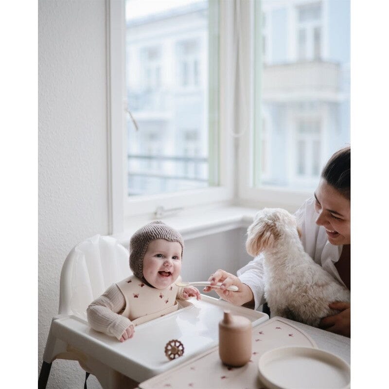 Individual marcador de silicone borboletas meal mushie