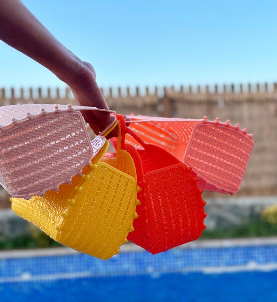 Bolsa plástico retro mint