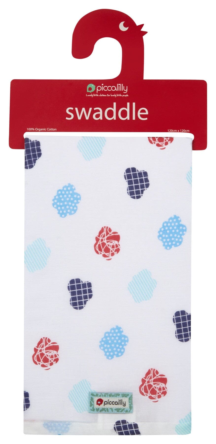 Musselina swaddle steam train 120 cm Muslin Piccalilly