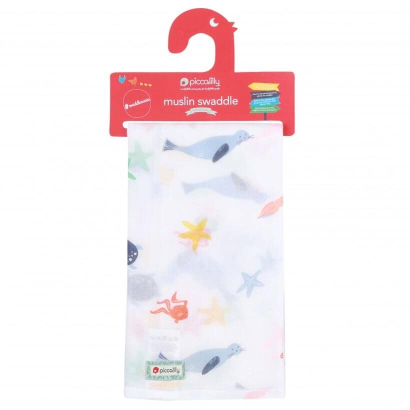 Musselina swaddle underwater 120 cm Muslin Piccalilly
