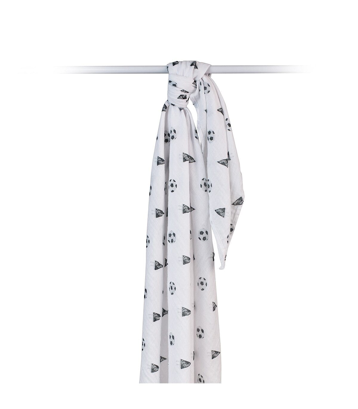 Musselina swaddle futebol 120 cm Lulujo