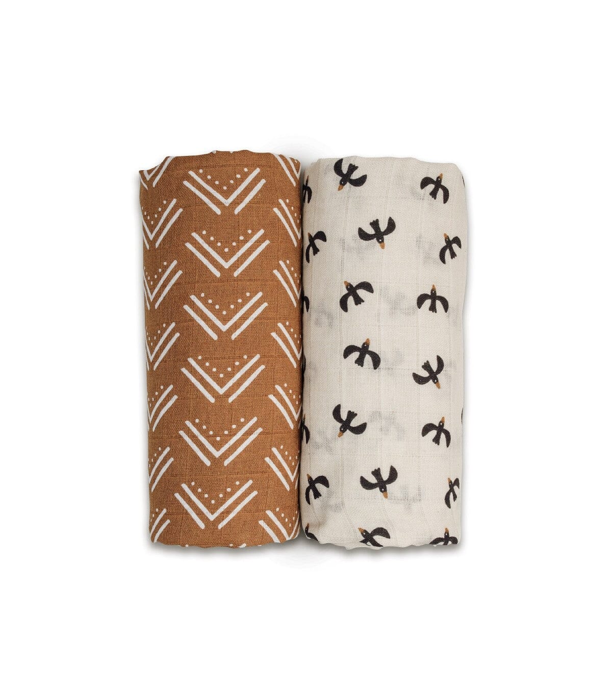 2 musselinas mudcloth & blackbirds 100 cm Lulujo