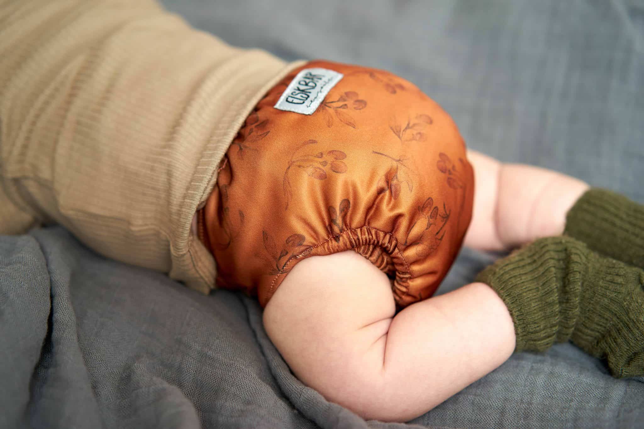 Natural newborn goji Elskbar Diaper Elskbar