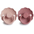 2 chupetas daisy dusty rose/blush SILICONE FRIGG