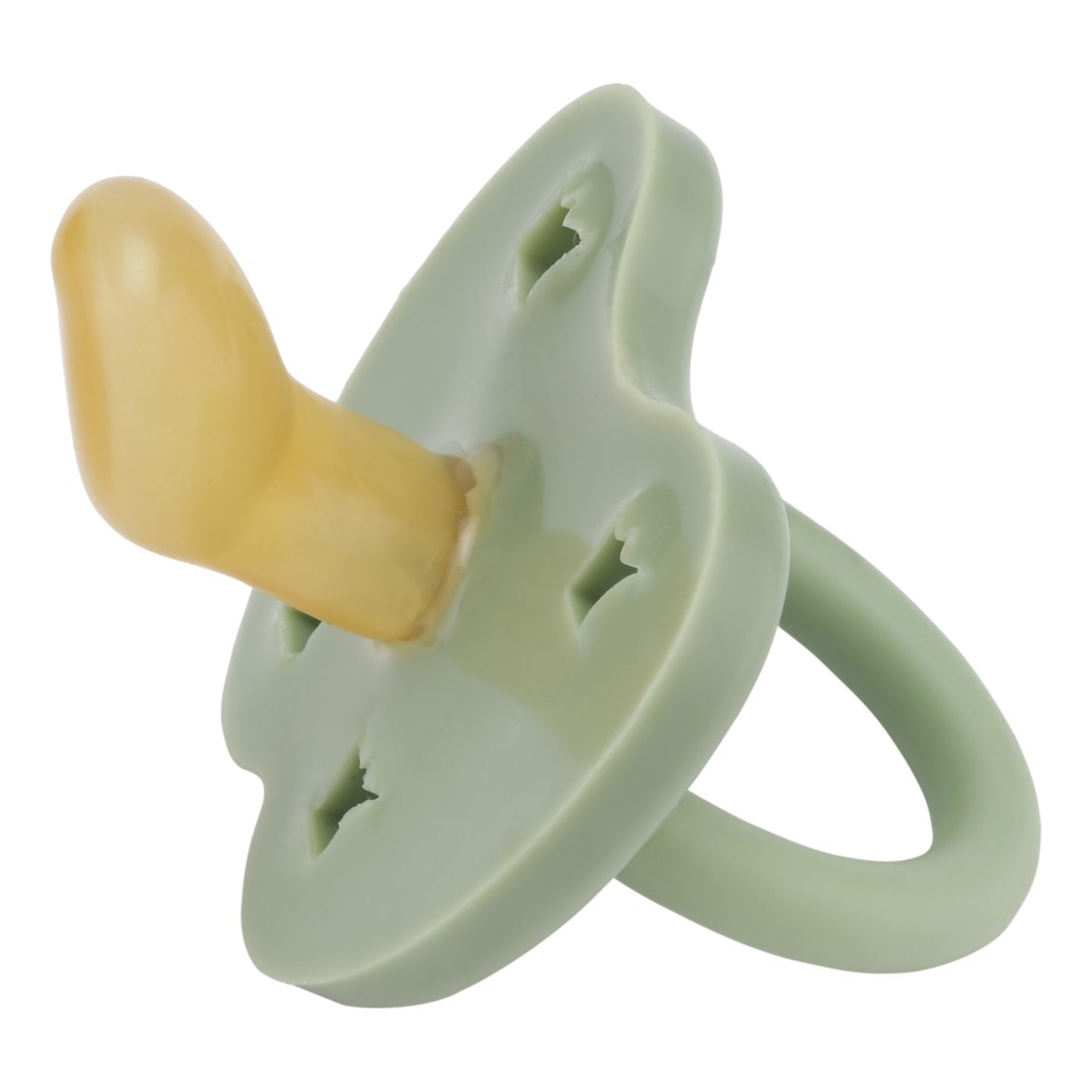 Pacifier moss green 3-36 M orthodontic Hevea pacifier Hevea