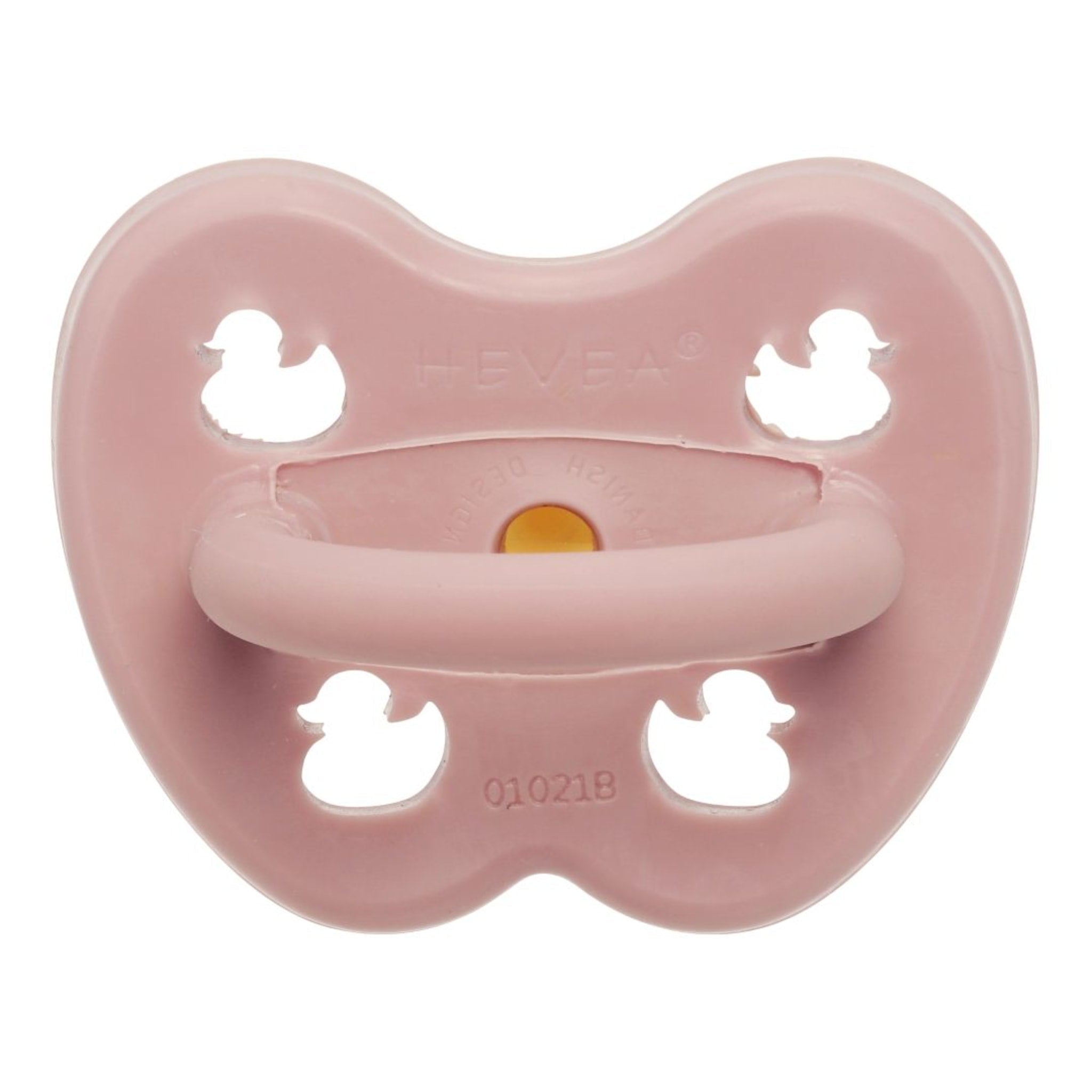 Pacifier baby blush 3-36 M round Hevea pacifier Hevea