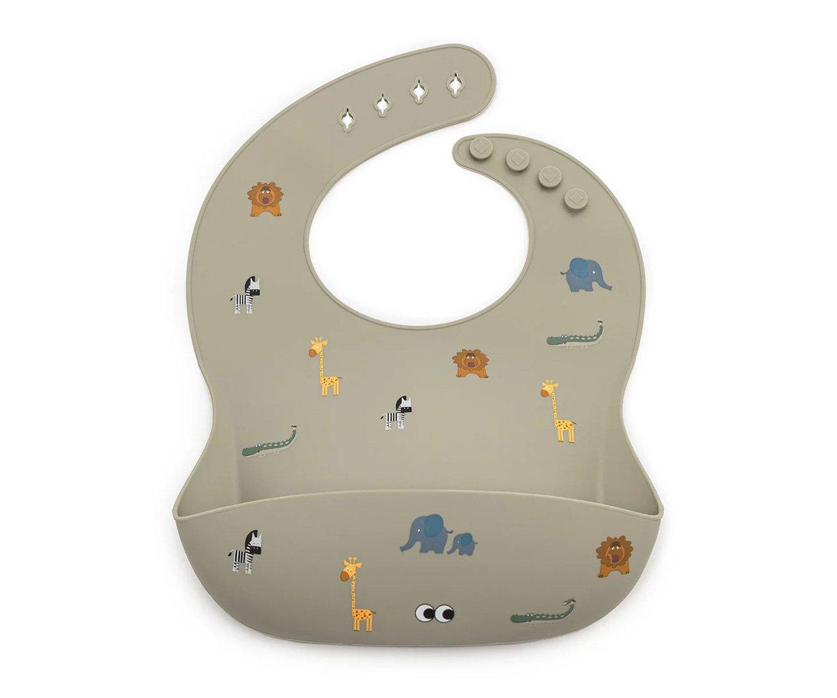 Babete de silicone safari