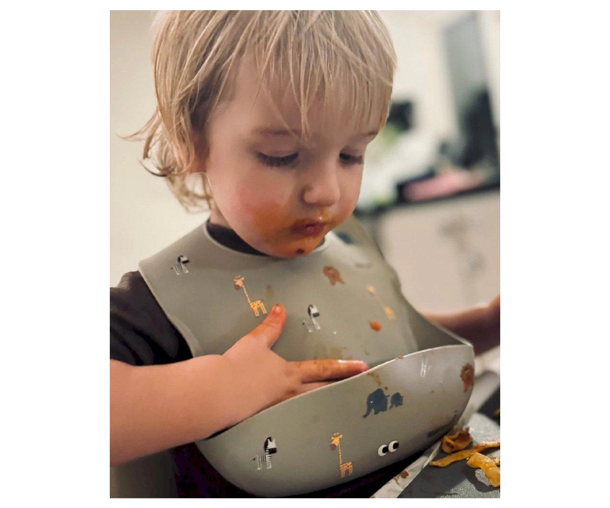 Babete de silicone safari