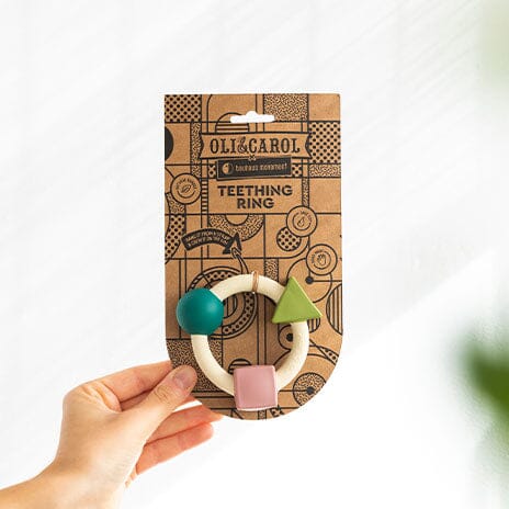 Anel de dentição Bauhaus soft colors Toys Oli&Carol