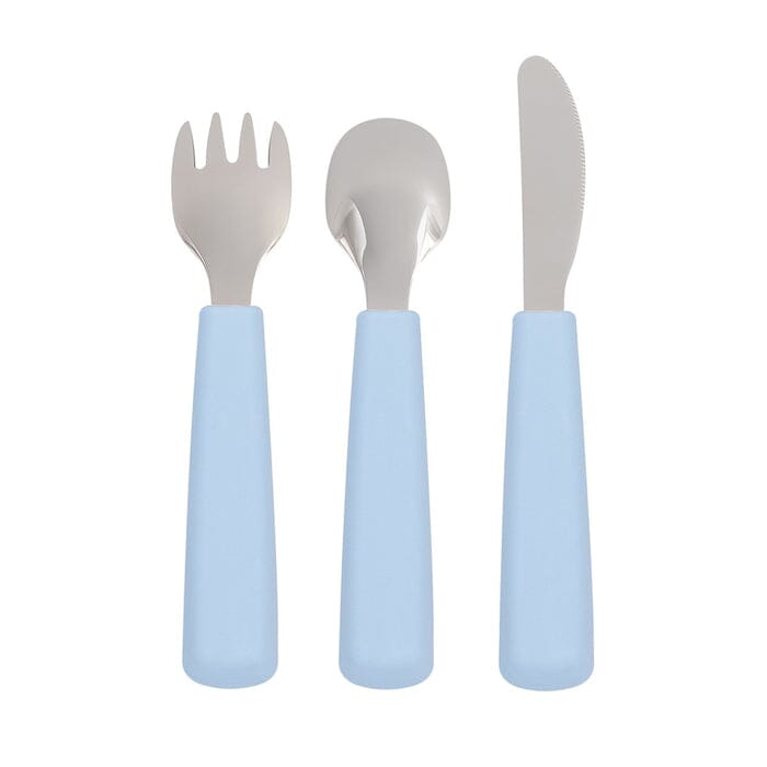3 talheres Feedie powder blue meal we might be tiny