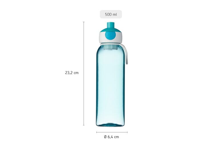 Garrafa pop up 500 ml azul Dinnerware MEPAL