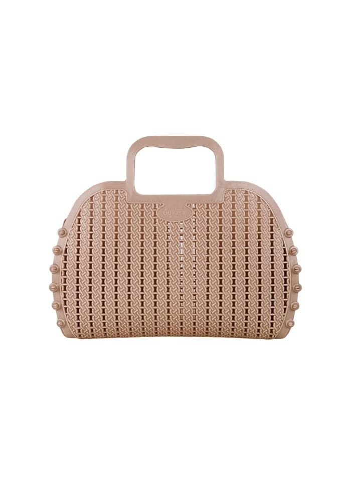 Bolsa plástico retro taupe