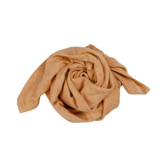 Musselina swaddle caramelo muslin Fabelab