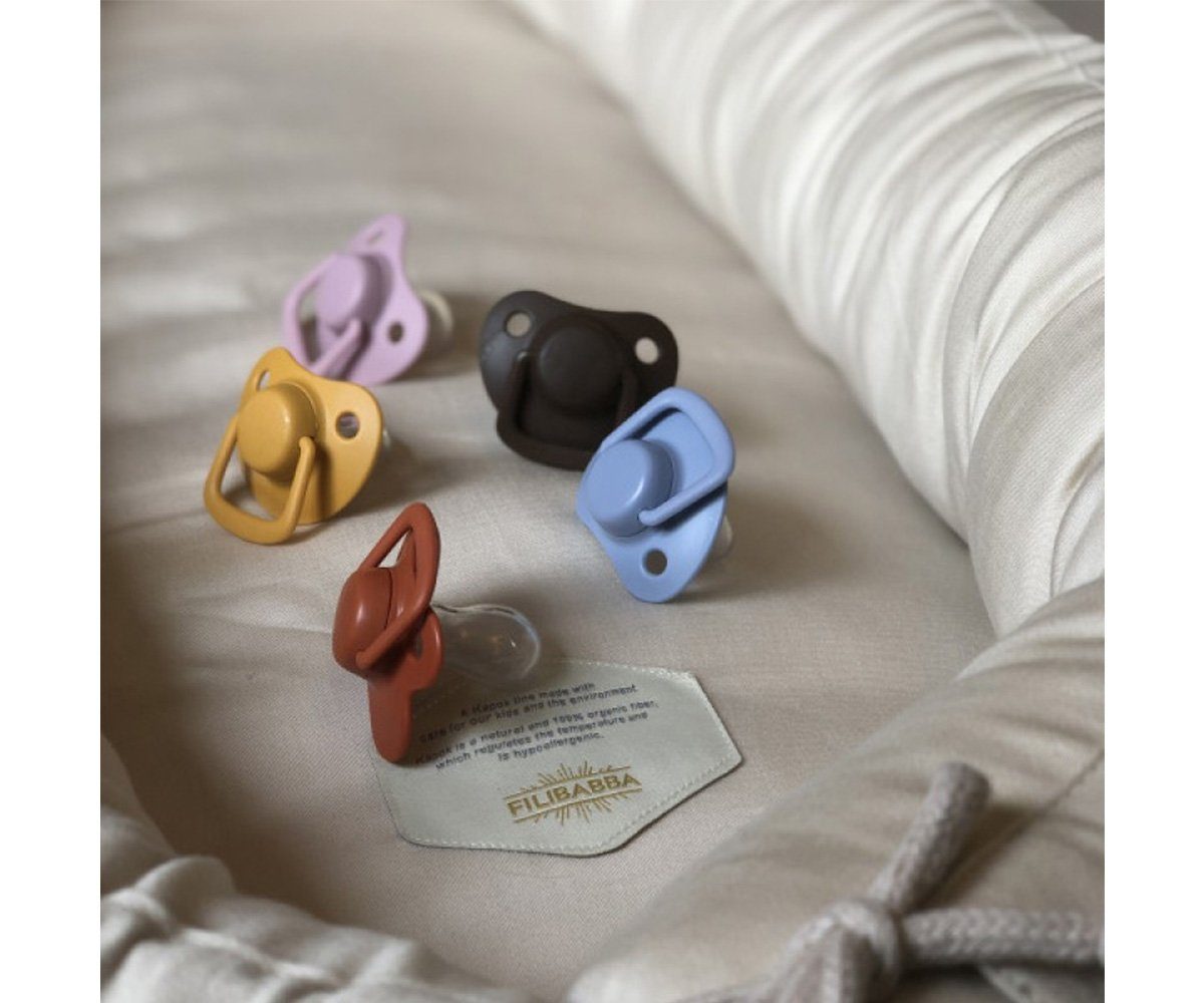 Pacifiers 2-pack dark mint 0-6M Filibabba accessories Filibabba