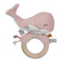 Ring rattle whale ocean pink Little Dutch Toys Little Dutch