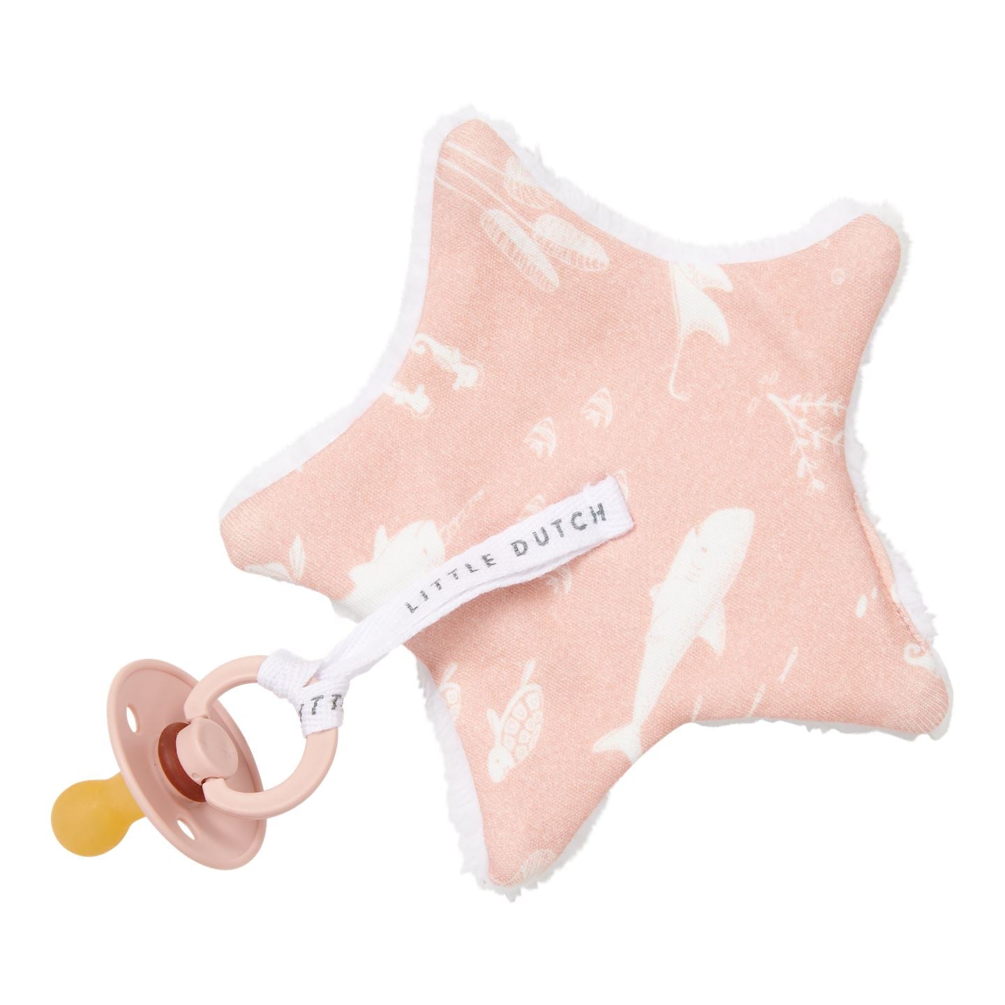 Pacifier holder ocean pink Little Dutch clip Little Dutch