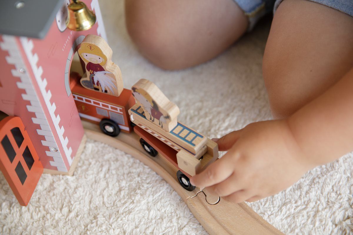 Firestation (railway extension) Little Dutch Toys Little Dutch