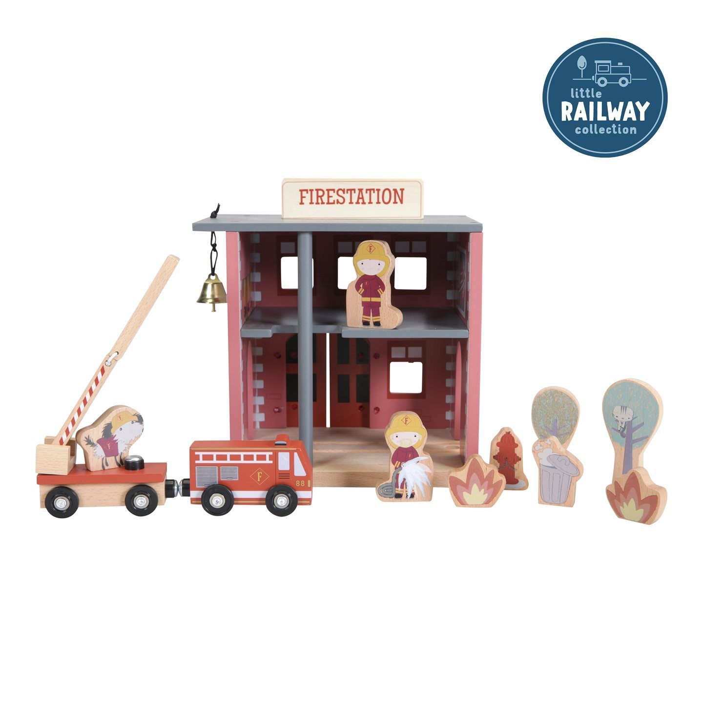 Firestation (railway extension) Little Dutch Toys Little Dutch