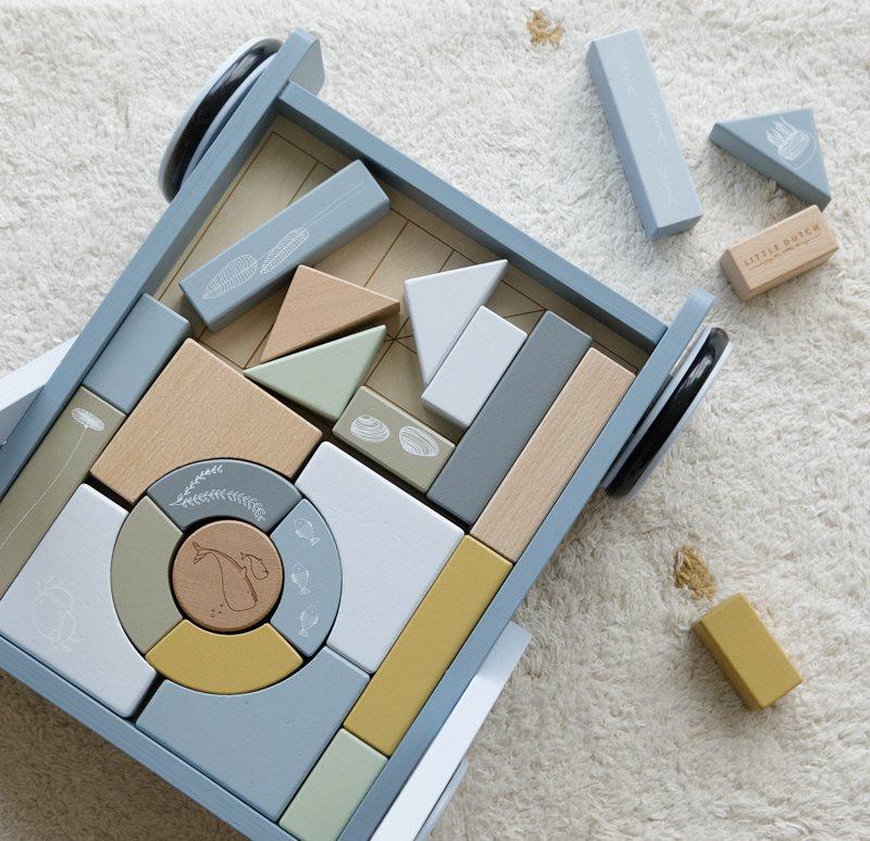 Baby walker and blocks ocean Little Dutch Toys Little Dutch