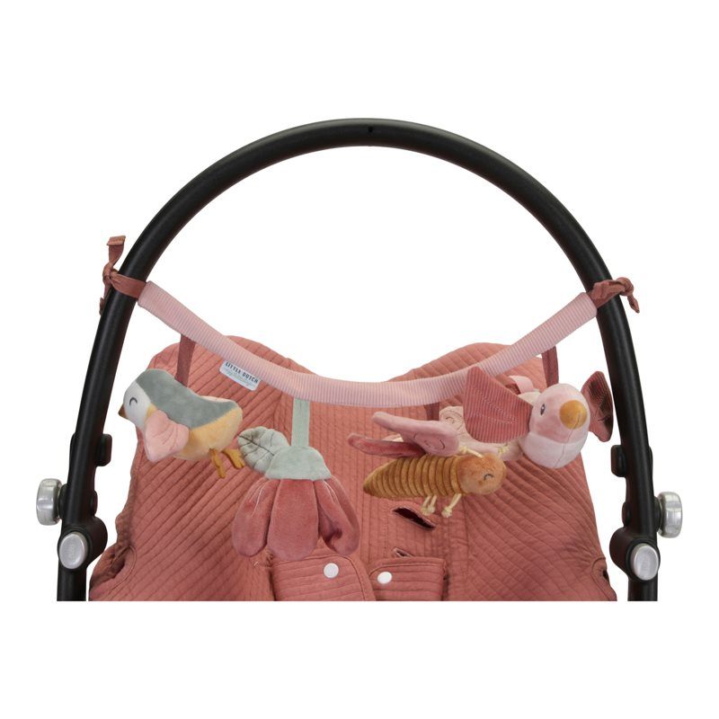 Stroller toy chain flowers & butterflies Little Dutch Toys Little Dutch