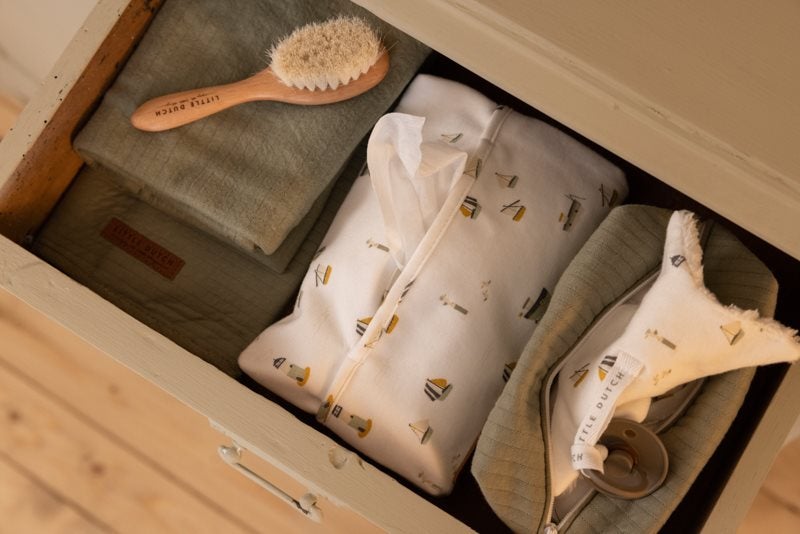 Baby wipes cover sailors white blue Little Dutch accessories Little Dutch