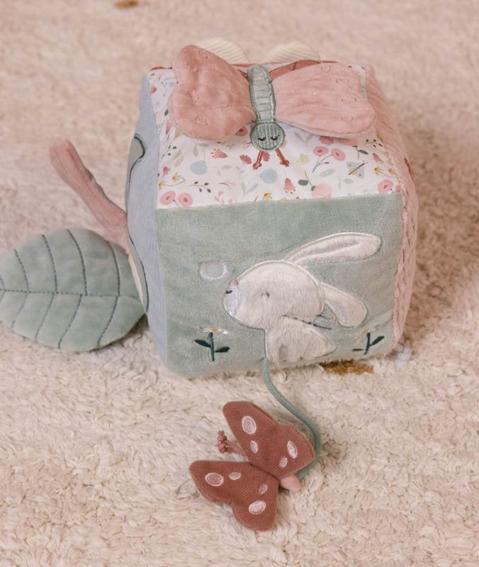 Soft activity cube flowers & butterflies Little Dutch Toys Little Dutch