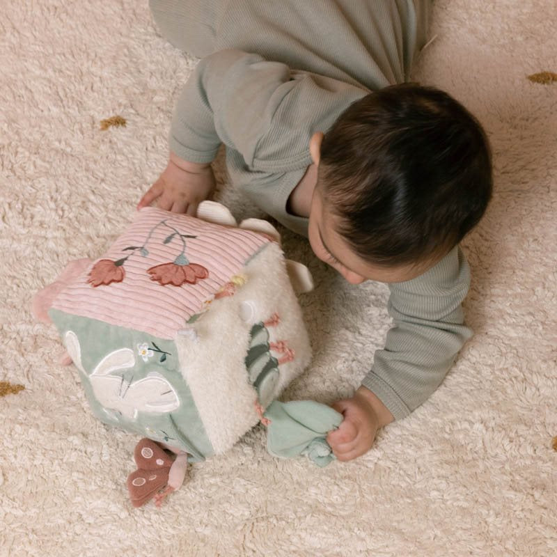 Soft activity cube flowers & butterflies Little Dutch Toys Little Dutch